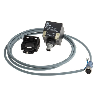 RS PRO Inductive Block-Style Proximity Sensor, 25 mm Detection, PNP Output, 10 → 30 V dc, IP68