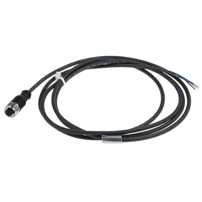 RS PRO Inductive Barrel-Style Proximity Sensor, M12 x 1, 3 mm Detection, PNP Output, 10 → 30 V dc, IP68