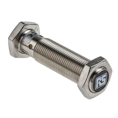 RS PRO Inductive Barrel-Style Proximity Sensor, M12 x 1, 3 mm Detection, PNP Output, 10 → 30 V dc, IP68