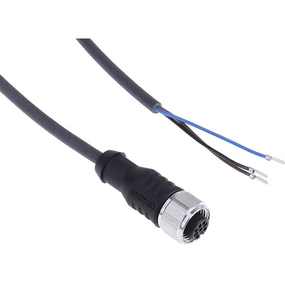 RS PRO Inductive Barrel-Style Proximity Sensor, M12 x 1, 8 mm Detection, PNP Output, 10 → 30 V dc, IP68