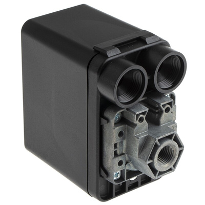 Telemecanique Sensors Pressure Switch, 0.2bar Min, 6bar Max, 2 NC Output, Differential Reading