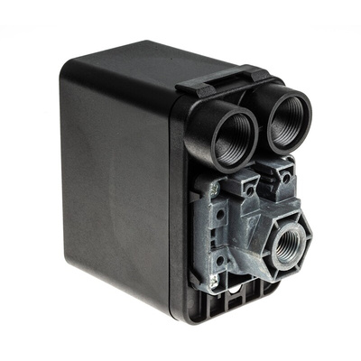 Telemecanique Sensors Pressure Switch, 0.3bar Min, 12bar Max, 2 NC Output, Differential Reading