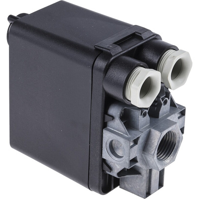 Telemecanique Sensors Pressure Switch, 1bar Min, 6bar Max, 3 NC Output, Differential Reading