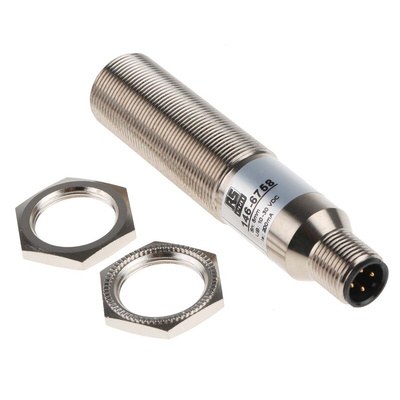 RS PRO Capacitive Barrel-Style Proximity Sensor, M18 x 1, 5 mm Detection, PNP Output, 10 → 30 V dc, IP67