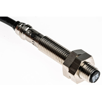 RS PRO Inductive Barrel-Style Proximity Sensor, M8 x 1, 1.5 mm Detection, NPN Output, 10 → 30 V dc, IP67