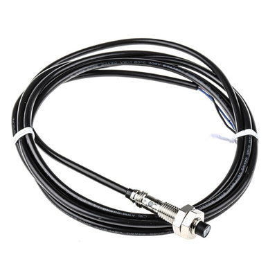 RS PRO Inductive Barrel-Style Proximity Sensor, M8 x 1, 2.5 mm Detection, NPN Output, 10 → 30 V dc, IP67