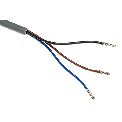 RS PRO Capacitive Barrel-Style Proximity Sensor, M12 x 1, 2 mm Detection, PNP Output, 10 → 30 V dc, IP67