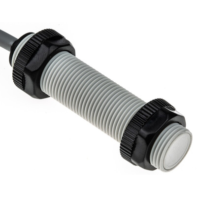 RS PRO Capacitive Barrel-Style Proximity Sensor, M12 x 1, 2 mm Detection, PNP Output, 10 → 30 V dc, IP67