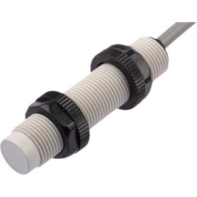 RS PRO Capacitive Barrel-Style Proximity Sensor, M12 x 1, 4 mm Detection, NPN Output, 10 → 30 V dc, IP67