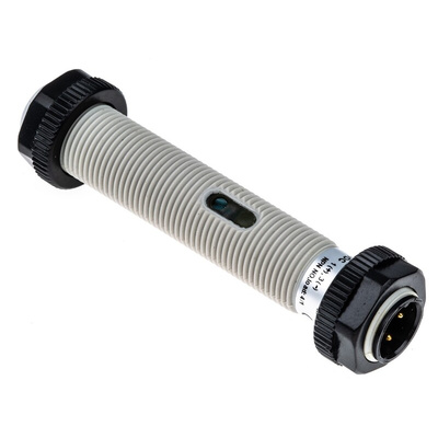 RS PRO Capacitive Barrel-Style Proximity Sensor, M12 x 1, 4 mm Detection, NPN Output, 10 → 30 V dc, IP67