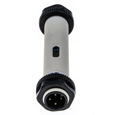 RS PRO Capacitive Barrel-Style Proximity Sensor, M12 x 1, 4 mm Detection, PNP Output, 10 → 30 V dc, IP67