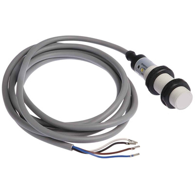 RS PRO Capacitive Barrel-Style Proximity Sensor, M18 x 1, 5 mm Detection, NPN Normally Open & Normally Closed Output,
