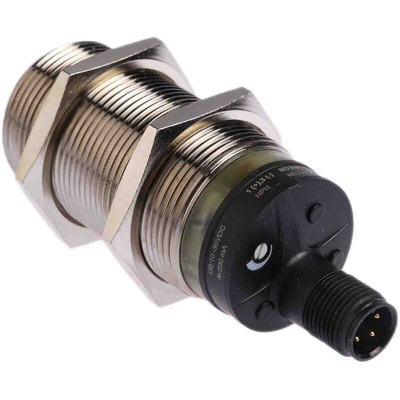 RS PRO Capacitive Barrel-Style Proximity Sensor, M30 x 1.5, 10 mm Detection, NPN Output, 10 → 30 V dc, IP67