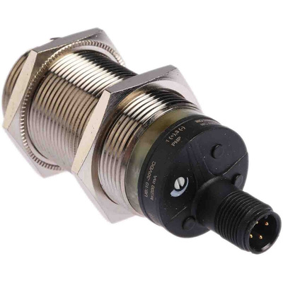 RS PRO Capacitive Barrel-Style Proximity Sensor, M30 x 1.5, 10 mm Detection, PNP Output, 10 → 30 V dc, IP67