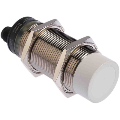 RS PRO Capacitive Barrel-Style Proximity Sensor, M30 x 1.5, 15 mm Detection, PNP Output, 10 → 30 V dc, IP67
