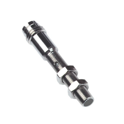 RS PRO Inductive Barrel-Style Proximity Sensor, M5 x 0.5, 0.8 mm Detection, PNP Output, 10 → 30 V dc, IP67