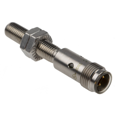 RS PRO Inductive Barrel-Style Proximity Sensor, M8 x 1, 2 mm Detection, PNP Output, 10 → 30 V dc, IP68