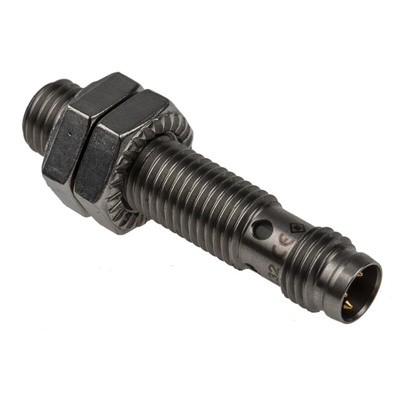 RS PRO Inductive Barrel-Style Proximity Sensor, M8 x 1, 2 mm Detection, PNP Output, 10 → 30 V dc, IP68
