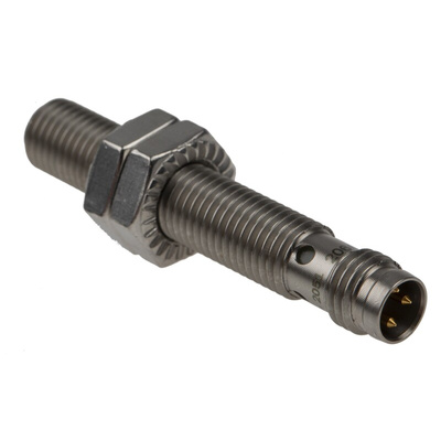 RS PRO Inductive Barrel-Style Proximity Sensor, M8 x 1, 2 mm Detection, PNP Output, 10 → 30 V dc, IP68