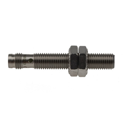RS PRO Inductive Barrel-Style Proximity Sensor, M8 x 1, 2 mm Detection, PNP Output, 10 → 30 V dc, IP68