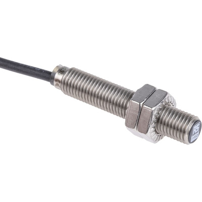 RS PRO Inductive Barrel-Style Proximity Sensor, M8 x 1, 2 mm Detection, PNP Output, 10 → 30 V dc, IP68