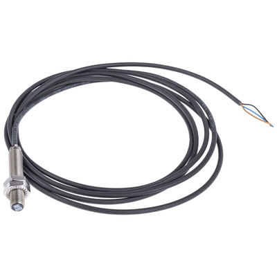 RS PRO Inductive Barrel-Style Proximity Sensor, M8 x 1, 2 mm Detection, PNP Output, 10 → 30 V dc, IP68