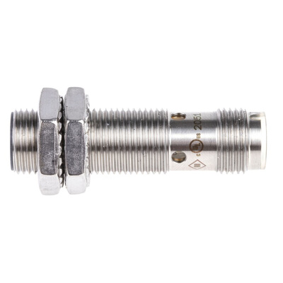 RS PRO Inductive Barrel-Style Proximity Sensor, M12 x 1, 4 mm Detection, PNP Output, 10 → 30 V dc, IP68