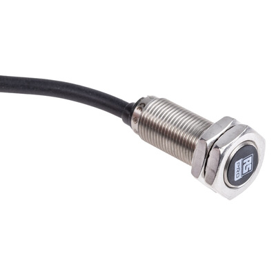 RS PRO Inductive Barrel-Style Proximity Sensor, M12 x 1, 4 mm Detection, PNP Output, 10 → 30 V dc, IP68