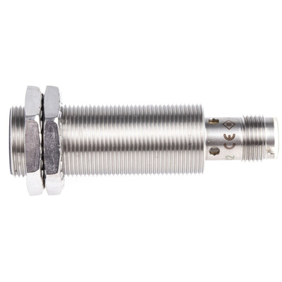 RS PRO Inductive Barrel-Style Proximity Sensor, M18 x 1, 8 mm Detection, PNP Output, 10 → 30 V dc, IP68