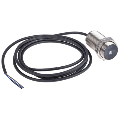 RS PRO Inductive Barrel-Style Proximity Sensor, M30 x 1.5, 15 mm Detection, PNP Output, 10 → 30 V dc, IP68