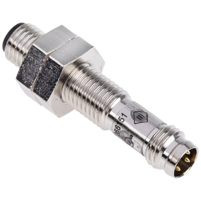 RS PRO Inductive Barrel-Style Proximity Sensor, M8 x 1, 2 mm Detection, PNP Output, 10 → 30 V dc, IP68