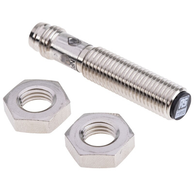 RS PRO Inductive Barrel-Style Proximity Sensor, M8 x 1, 2 mm Detection, PNP Output, 10 → 30 V dc, IP68
