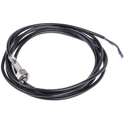 RS PRO Inductive Barrel-Style Proximity Sensor, M8 x 1, 2 mm Detection, PNP Output, 10 → 30 V dc, IP68