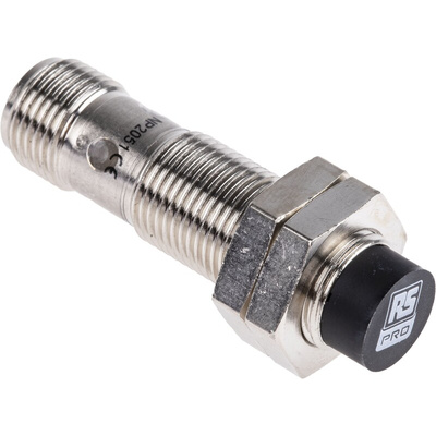 RS PRO Inductive Barrel-Style Proximity Sensor, M12 x 1, 8 mm Detection, PNP Output, 10 → 30 V dc, IP68