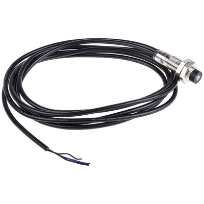 RS PRO Inductive Barrel-Style Proximity Sensor, M12 x 1, 8 mm Detection, PNP Output, 10 → 30 V dc, IP68