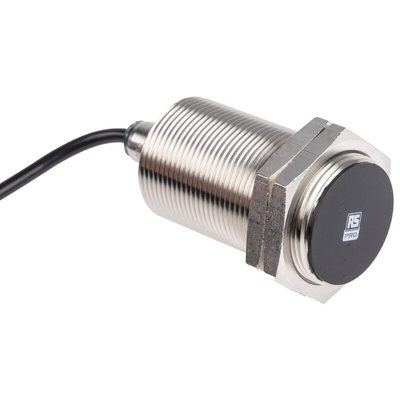 RS PRO Inductive Barrel-Style Proximity Sensor, M30 x 1.5, 10 mm Detection, PNP Output, 10 → 30 V dc, IP68