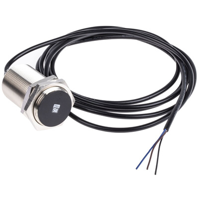 RS PRO Inductive Barrel-Style Proximity Sensor, M30 x 1.5, 10 mm Detection, PNP Output, 10 → 30 V dc, IP68