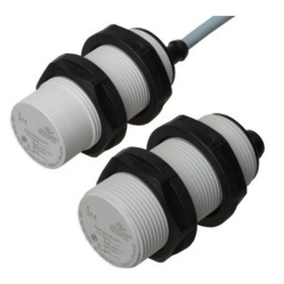 RS PRO Capacitive Barrel-Style Proximity Sensor, M30 x 1.5, 25 mm Detection, NPN/PNP Output, IP69K