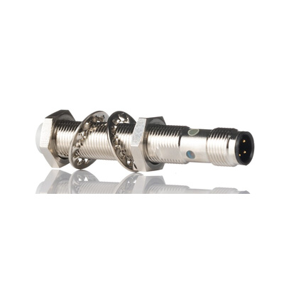 RS PRO Inductive Barrel-Style Proximity Sensor, M12 x 1, 8 mm Detection, NPN/PNP Output, IP67