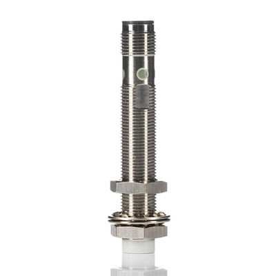RS PRO Inductive Barrel-Style Proximity Sensor, M12 x 1, 8 mm Detection, NPN/PNP Output, IP67