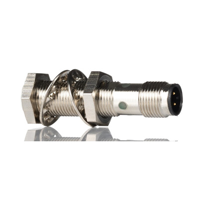 RS PRO Inductive Barrel-Style Proximity Sensor, M12 x 1, 8 mm Detection, NPN/PNP Output, IP67