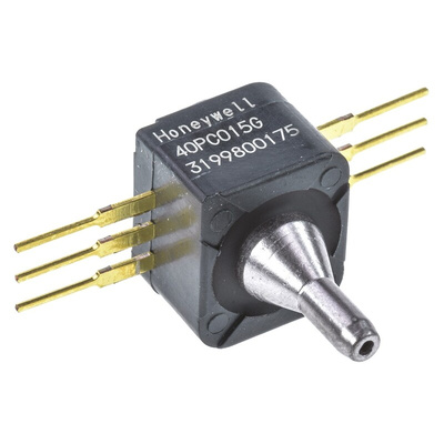 Honeywell 40PC Series Pressure Sensor, 0psi Min, 15psi Max, Amplified Output, Relative Reading