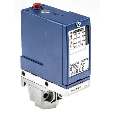 Telemecanique Sensors Pressure Sensor, 20bar Min, 300bar Max, Relay Output, Differential Reading