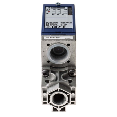 Telemecanique Sensors Pressure Sensor, 1bar Min, 20bar Max, Relay Output, Differential Reading