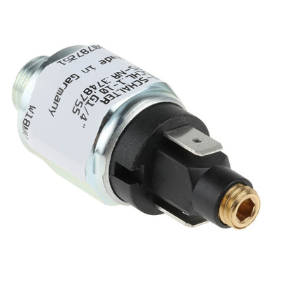 Burkert Type 1045 Series Pressure Sensor, 1bar Min, 10bar Max, NO Output, Differential Reading