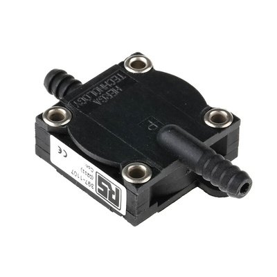 Herga Pressure Sensor, 0.025bar Min, 75mbar Max, Relay Output, Differential Reading