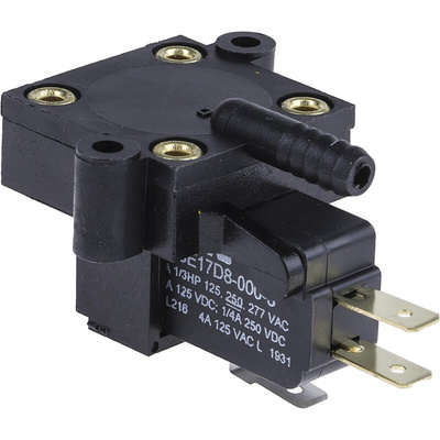 Herga Pressure Sensor, 0.07bar Min, 2.75bar Max, Relay Output, Differential Reading