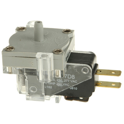 Herga Pressure Sensor, 0.07bar Min, 2.75bar Max, Relay Output, Differential Reading