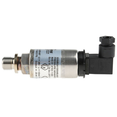 Gems Sensors Pressure Sensor, 0bar Min, 1bar Max, Analogue Output