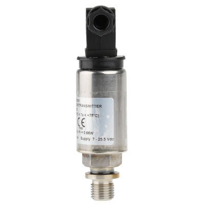 Gems Sensors Pressure Sensor, 0bar Min, 2.5bar Max, Analogue Output, Relative Reading